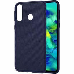 Amazon Brand - Solimo Mobile Cover for Samsung Galaxy M40 (Soft & Flexible Back case), Blue