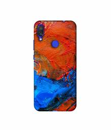 Amazon Brand - Solimo Designer Wax Color On Canvas 3D Printed Hard Back Case Mobile Cover for Xiaomi Redmi Note 7 Pro