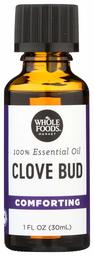 Whole Foods Market, 100% Essential Oil Clove Bud, 1 Ounce