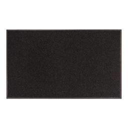 AmazonBasics Chevron Poly Rib Commercial Carpet Vinyl-Backed Mat 3x5 Charcoal