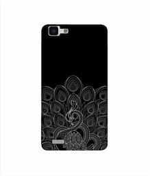 Amazon Brand - Solimo Designer Peacock Pattern 3D Printed Hard Back Case Mobile Cover for Vivo Y27L