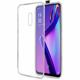 Amazon Brand - Solimo Mobile Cover for Oppo K3 (Soft & Flexible Back Case), Transparent