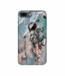 Amazon Brand - Solimo Designer Beach Side 3D Printed Hard Back Case Mobile Cover for Apple iPhone 8 Plus (with Logo Cut)