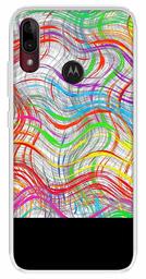 Amazon Brand - Solimo Designer Multicolor Visual Paint Art Printed Soft Back Case Mobile Cover for Motorola Moto E6s / Motorola Moto E6 Plus