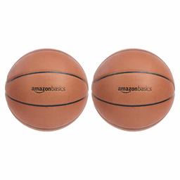 AmazonBasics PU Composite Basketball - Intermediate Size, 2-Pack