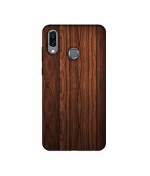 Amazon Brand - Solimo Designer Wooden Texture 3D Printed Hard Back Case Mobile Cover for Huawei Honor Play