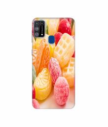 Amazon Brand - Solimo Designer Color Candies 3D Printed Hard Back Case Mobile Cover for Samsung Galaxy M31