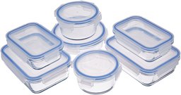 AmazonBasics Locking Glass Food Storage Container