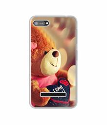 Amazon Brand - Solimo Designer Teddy Bear UV Printed Soft Back Case Mobile Cover for Comio C1