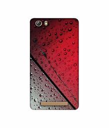 Amazon Brand - Solimo Designer Water Drop On Glass 3D Printed Hard Back Case Mobile Cover for Gionee Marathon M5 lite