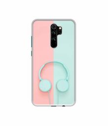 Amazon Brand - Solimo Designer Head Phone UV Printed Soft Back Case Mobile Cover for Mi Redmi Note 8 Pro