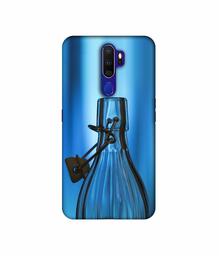 Amazon Brand - Solimo Designer Blue Bottle 3D Printed Hard Back Case Mobile Cover for Oppo A9 (2020)