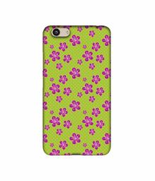 Amazon Brand - Solimo Designer Pink Flower Patterns 3D Printed Hard Back Case Mobile Cover for Vivo Y53