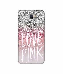 Amazon Brand - Solimo Designer Love Pink 3D Printed Hard Back Case Mobile Cover for Samsung Galaxy J5 Prime