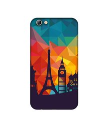 Amazon Brand - Solimo Designer Colored Paris UV Printed Soft Back Case Mobile Cover for Oppo F3 Plus