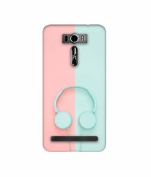 Amazon Brand - Solimo Designer Head Phone 3D Printed Hard Back Case Mobile Cover for Asus Zenfone 2 Laser ZE601KL