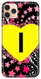 Amazon Brand - Solimo Designer Heart Pattern Alphabet-I 3D Printed Hard Back Case Mobile Cover for Apple iPhone 11 Pro Max