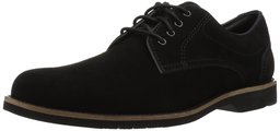 206 Collective Men's Barnes Suede Casual Oxford, Black, 9 D US