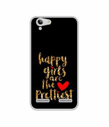 Amazon Brand - Solimo Designer Happy Girls are The Prettiest UV Printed Soft Back Case Mobile Cover for Lenovo Vibe K5