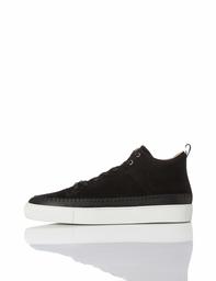 find. Mocassin High Top Suede Zapatillas Altas, Negro Black, 47 EU