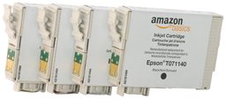 AmazonBasics CM-AZ-2021-00 - Cartucho de tinta (equivalente a Epson Multipack T0715), color negro, cian, magenta y amarillo, recargable