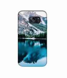 Amazon Brand - Solimo Designer Lake Mountain 3D Printed Hard Back Case Mobile Cover for Samsung Galaxy S7 Edge