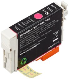 AmazonBasics Remanufactured Ink Cartridge Replacement for Epson Apple T129 Magenta