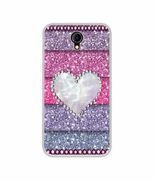 Amazon Brand - Solimo Designer Stone Heart UV Printed Soft Back Case Mobile Cover for Micromax Bharat 4 Q440