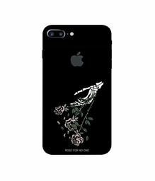 Amazon Brand - Solimo Designer Rose for No One 3D Printed Hard Back Case Mobile Cover for Apple iPhone 7 Plus (Logo Cut)