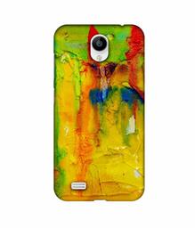 Amazon Brand - Solimo Designer Yellow and Green Paint 3D Printed Hard Back Case Mobile Cover for Vivo Y21L