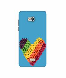 Amazon Brand - Solimo Designer Ball Heart 3D Printed Hard Back Case Mobile Cover for Micromax Bolt Q336