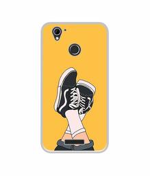 Amazon Brand - Solimo Designer Boy Shoes Pattern UV Printed Soft Back Case Mobile Cover for Lyf Water 7S