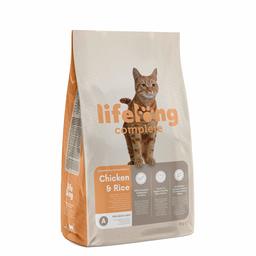 Lifelong Complete Alimento Secco Completo per Gatti Adulti Ricco in Pollo e Riso - 3 kg