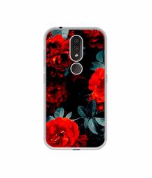 Amazon Brand - Solimo Designer Rose Photography UV Printed Soft Back Case Mobile Cover for Nokia 4.2