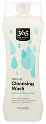 365 by Whole Foods Market, Feminine Cleansing Wash, Essences of Cucumber, 15 Fl Oz