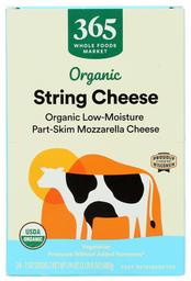 365 by Whole Foods Market, Organic String Cheese (24 - 1 Ounce Sticks), 24 Ounce (Packaging May Vary)