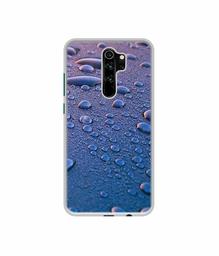 Amazon Brand - Solimo Designer Water Drops UV Printed Soft Back Case Mobile Cover for Mi Redmi Note 8 Pro