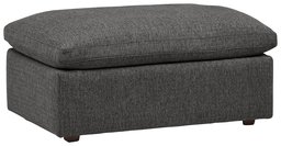 Stone & Beam Hoffman Down-Filled Performance Fabric Ottoman, 41