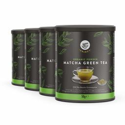 Marca Amazon – Happy Belly Select Té verde matcha en polvo, a granel, 4 x 50 g