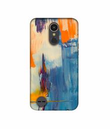 Amazon Brand - Solimo Designer Multicolor Brush Texture 3D Printed Hard Back Case Mobile Cover for LG K10 (2017)