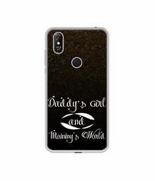 Amazon Brand - Solimo Designer Daddy's Girl and Mummy World UV Printed Soft Back Case Mobile Cover for Coolpad Cool 3 Plus