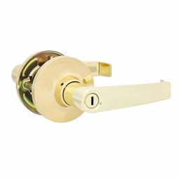 AmazonBasics Privacy Door Lever - Hook - Polished Brass