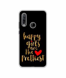 Amazon Brand - Solimo Designer Happy Girls are The Prettiest UV Printed Soft Back Case Mobile Cover for Lenovo K10 Plus