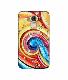 Amazon Brand - Solimo Designer Abstarct Color Mixing 3D Printed Hard Back Case Mobile Cover for Asus Zenfone 3 Max ZC553KL