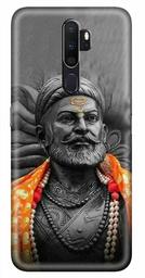 Amazon Brand - Solimo Designer Shivaji 3D Printed Hard Back Case Mobile Cover for Oppo A9 (2020)