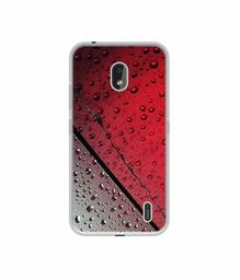 Amazon Brand - Solimo Designer Water Drop On Glass UV Printed Soft Back Case Mobile Cover for Nokia 2.2