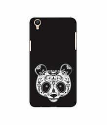 Amazon Brand - Solimo Designer Panda Illustrator 3D Printed Hard Back Case Mobile Cover for Oppo F1 Plus