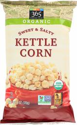 365 Everyday Value, Organic Kettle Corn, Sweet & Salty, 6 oz