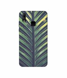 Amazon Brand - Solimo Designer Leaf Texture 3D Printed Hard Back Case Mobile Cover for Vivo Y95