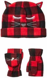 Amazon Brand - Spotted Zebra Girl's 3-Piece Fleece Cold Weather Accessories Set